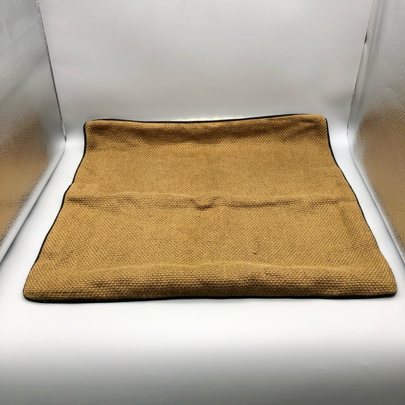 PB | Brown Linen Pillow Cover - Picture 6 of 7